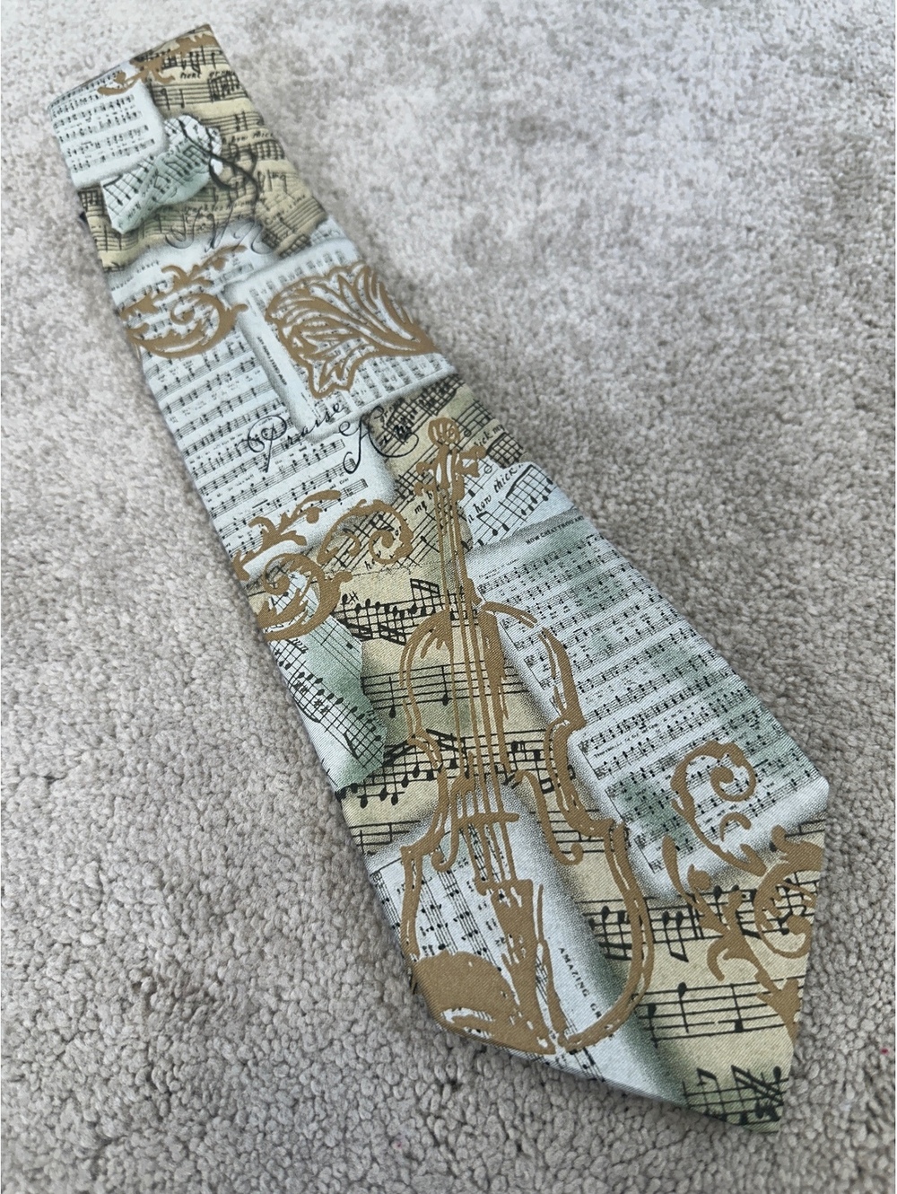 Men’s New Eagles Wings Silk Necktie Church Hymns Music Faith 55” x 4” Pastor